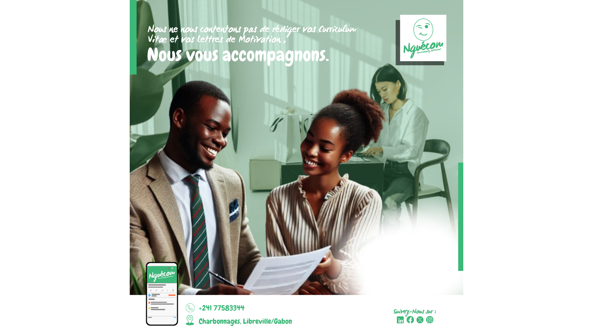Nous vous Accompagnons.