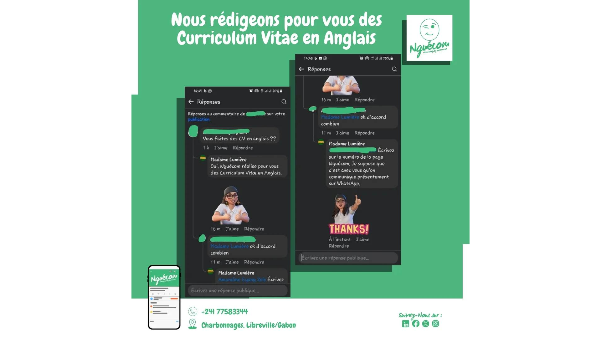 Rédaction de Curriculum Vitæ en Anglais